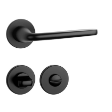 APRILE HIACYNTA Körrozettás R SUPER SLIM 5MM BK - Fekete PZ zár és alkatrészei