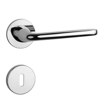 APRILE HIACYNTA Körrozettás R SUPER SLIM 5MM LC - Fényes króm BB zár és alkatrészei