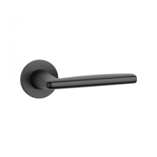 Aprile LUNA Körrozettás R SLIM 7MM BLACK - Fekete (CSAK KILINCS FELSŐ ROZETTÁN) zár és alkatrészei