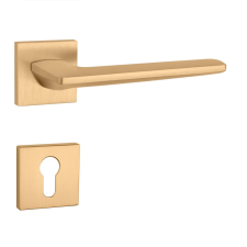 Aprile LUNARIA Négyzetrozettás Q SLIM 7MM KG - Szatén arany színű PZ zár és alkatrészei