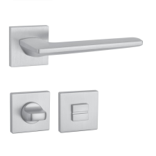 Aprile LUNARIA Négyzetrozettás Q SLIM 7MM SC - Szatén króm WC zár és alkatrészei