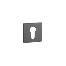 Aprile Négyzetrozetta APRILE Q SUPER SLIM 5MM BK - Fekete PZ zár és alkatrészei