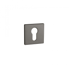 Aprile Négyzetrozetta APRILE Q SUPER SLIM 5MM US PVD - Fényes antracit PVD PZ zár és alkatrészei