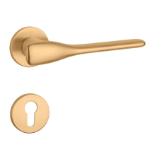 Aprile ORCHIDE Körrozettás R SLIM 7MM KG - Szatén arany színű PZ zár és alkatrészei