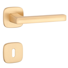 Aprile PEA Négyzetrozettás QR SLIM 7MM KG - Szatén arany színű BB zár és alkatrészei