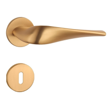 Aprile PETUNIA Körrozettás R SUPER SLIM 5MM KG - Szatén arany színű BB zár és alkatrészei