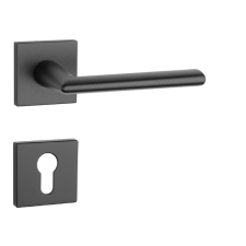 Aprile PRIMULA Négyzetrozettás Q SLIM 7MM BLACK - Fekete PZ zár és alkatrészei