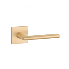 APRILE PRIMULA Négyzetrozettás Q SLIM 7MM GOLD SATIN - Szatén arany színű PZ zár és alkatrészei