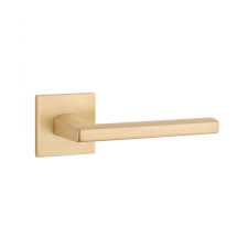 APRILE PYROLA Négyzetrozettás Q SLIM 7MM GOLD SATIN - Szatén arany színű PZ zár és alkatrészei