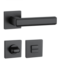  APRILE RAFLESIA Négyzetrozettás Q SLIM 7MM BK - Fekete WC zár és alkatrészei