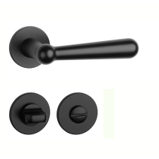 APRILE ROSEMARY Körrozettás R SUPER SLIM 5MM BK - Fekete WC zár és alkatrészei
