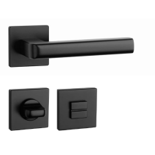 APRILE SALICE Négyzetrozettás Q SUPER SLIM 5MM BK - Fekete WC zár és alkatrészei