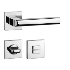 APRILE SALICE Négyzetrozettás Q SUPER SLIM 5MM LC - Fényes króm WC zár és alkatrészei