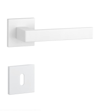 APRILE SULLA Négyzetrozettás Q SLIM 7MM WHITE - Fehér PZ zár és alkatrészei