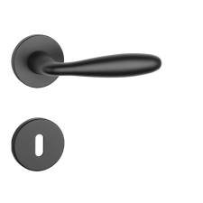 APRILE VERBENA Körrozettás R SLIM 7MM BLACK - Fekete BB zár és alkatrészei
