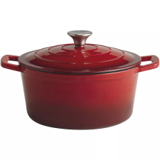 APS 5 Stars Fedeles lábas, magasság: 115 mm, átmérő: 250 mm, piros edény