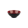 APS "ASIA Plus" tál, fekete/piros, tartalom: 0,60 liter, magasság: 70 mm, ø: 160 mm