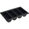 APS Evőeszköz tálca, GN 1/1, fekete, magasság: 100 mm, hosszúság: 530 mm, szélesség: 325 mm
