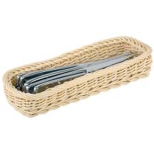 APS polyrattan evőeszköztartó 27x10cm NATÚR konyhai eszköz