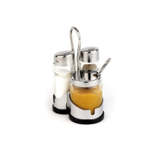 APS só-, bors-, mustártartó állványos 8x8x12cm konyhai eszköz