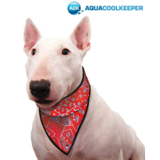 Aqua Coolkeeper hűtőkendő piros western XS (26-33cm) kutyaruha