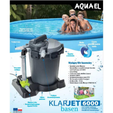 Aqua-El AquaEl KLARJET POOL 6000 - homokszűrő úszómedencékbe (max:30000 liter) medence kiegészítő