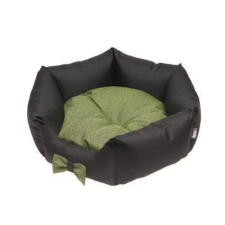 Aqua-El Comfy Lola Bed - peremes fekhely (fekete,zöld) kutyák részére (50x50x20cm) szállítóbox, fekhely kutyáknak