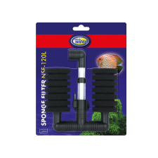 Aqua Nova Bio-Sponge | Tapadókorongos szivacsszűrő dupla - S akvárium vízszűrő