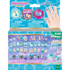 Aquabeads 35009 műköröm Ujjkörmök Többszínű Monokróm 40 db Doboz (35009) kreatív és készségfejlesztő