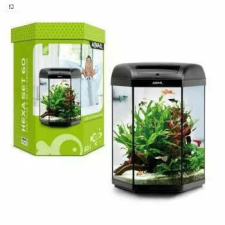 aquael HEXA SET Fekete 60 D&N akvárium