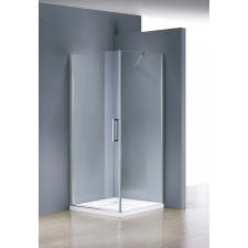 Aqualife Zuhanykabin 80x100cm aszimmetrikus, átlátszó üveggel, HX-Vario 1 Aqualife kád, zuhanykabin