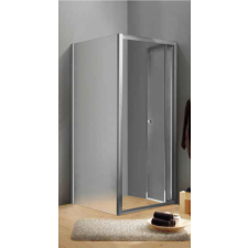 Aqualife Zuhanykabin 90x80cm aszimmetrikus, átlátszó üveggel, BMA Vario Aqualife kád, zuhanykabin