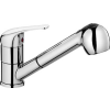 Aqualine 40 mosogató-csaptelep, kihúzható zuhanyfejjel, króm
