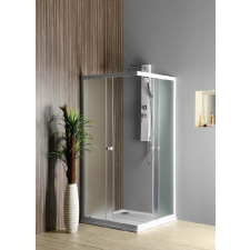  AQUALINE ALAIN szögletes zuhanykabin 900x900 mm, BRICK üveg (BTQ900) kád, zuhanykabin