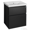 Aqualine ALTAIR mosdótartó szekrény, 61,5x72,5x45cm, matt fekete (AI665)