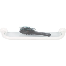 Aqualine Aqualine KOVEX polc üveggel 40 cm, fehér (8001) fürdőszoba kiegészítő