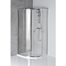  Aqualine ARLETA íves zuhanykabin 80x80x185 cm (HLS800) kád, zuhanykabin