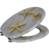Aqualine FUNNY WC-ülőke, TENGERI CSILLAG, MDF, univerzális réz pánt