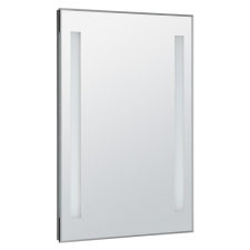 Aqualine LED tükör világítással, billenő kapcsolóval, 50x70cm fürdőszoba kiegészítő