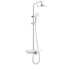Aqualine Marco teleszkópos zuhanyszett csapteleppel, króm (SL100) csaptelep