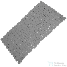 Aqualine RIVER fürdőszobai szőnyeg csúszásgátlóval, zuhanyfülkébe, 350x700mm, PVC/szürke (TAVA40108) fürdőszoba kiegészítő