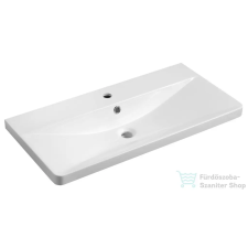 Aqualine SEN öntöttmárvány mosdó, 81x40cm (SN810) szaniter