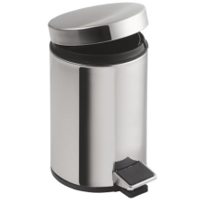  AQUALINE SIMPLE LINE Szemetes kosár, 12l, csiszolt inox (27112) fürdőszoba kiegészítő