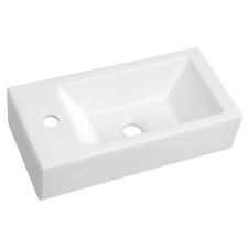 Aqualine Small mosdótál 50x24.5 cm négyszögletes fehér HF090 fürdőkellék