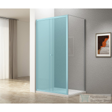 Aqualine UGGA oldalfal, 800mm, transzparent üveg ATP80 kád, zuhanykabin