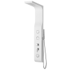 Aqualine YUKI hidromasszázs zuhanypanel, 210x1450mm, fehér
