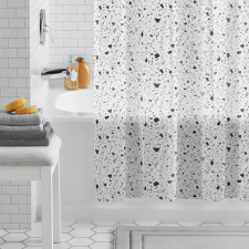 Aquamax Zuhanyfüggöny - TERRAZZO - Impregnált textil - 180 x 200 cm lakástextília