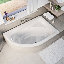  Aquarella 170×110 aszimmetrikus kád (jobbos vagy balos) kád, zuhanykabin