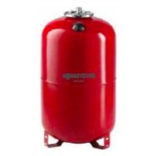 AQUASYSTEM Fűtési rendszer tágulási tartály 35 liter, álló kivitel, EPDM gumi membránnal piros színben hűtés, fűtés szerelvény
