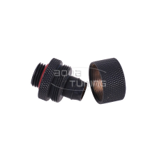  Aquatuning 16/10mm compression fitting G1/4 - recés- matte fekete asztali számítógép kellék